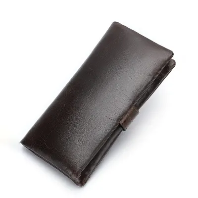 GENUINE LEATHER BIFOLD LONG WALLET GB-MR6018